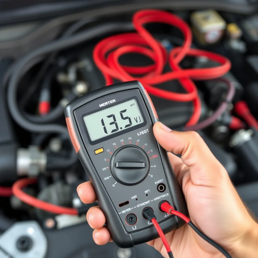 Czy alternator ładujący 13,5 V działa poprawnie?