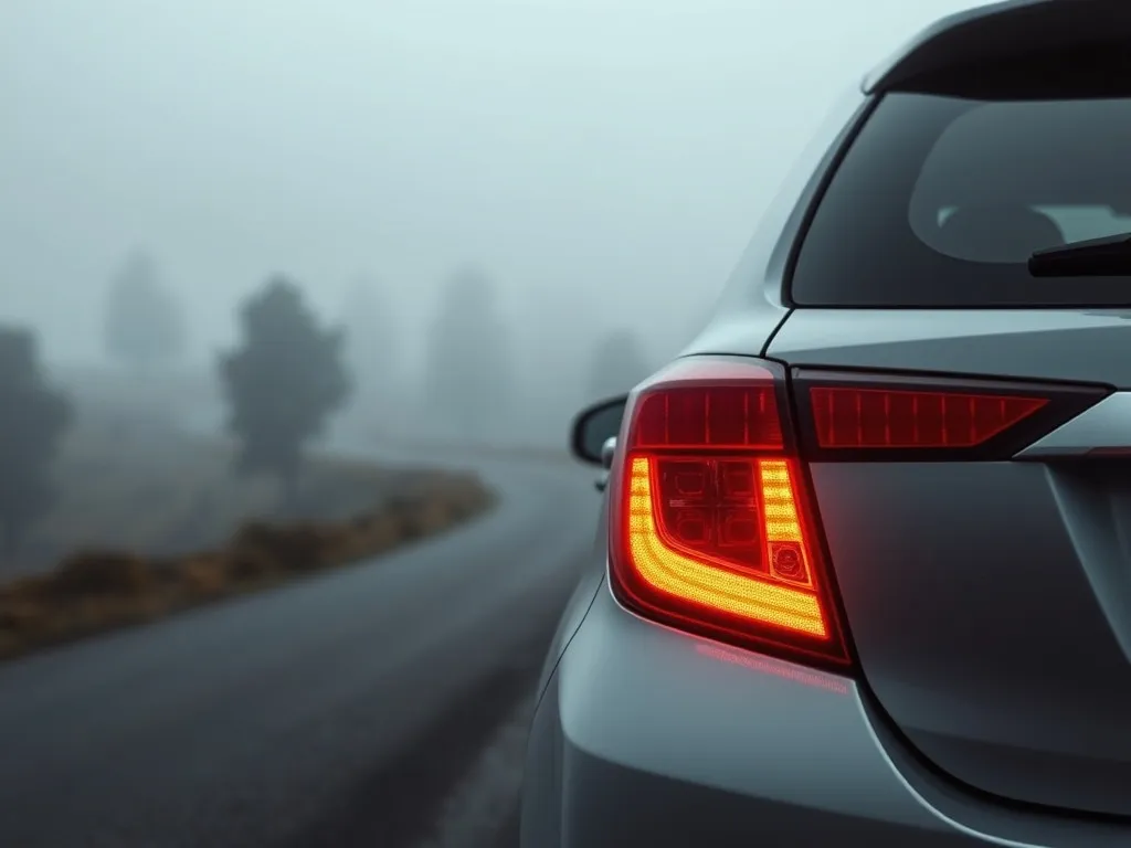 Jak włączyć światła przeciwmgielne tylne w Toyocie Yaris?