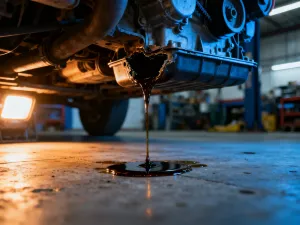 Dwa kluczyki do samochodu Volvo na tle symboli dystrybutora benzyny i oleju napędowego, symbolizujące wybór silnika.