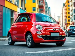 Planer finansowy, kalkulator, monety i paragon za paliwo na tle modelu samochodu, symbolizujące planowanie budżetu na auto.
