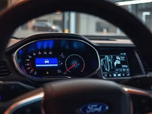 Zdemontowane koło dwumasowe leżące na warsztatowym stole, ukazujące szczegóły konstrukcyjne mechanizmu silnika.