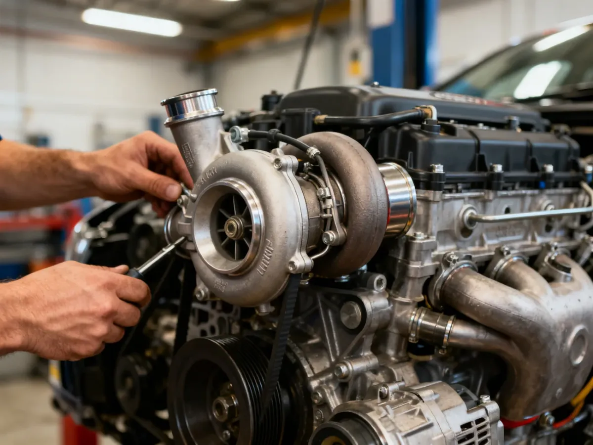 Serwisowanie turbodoładowanego silnika trzycylindrowego